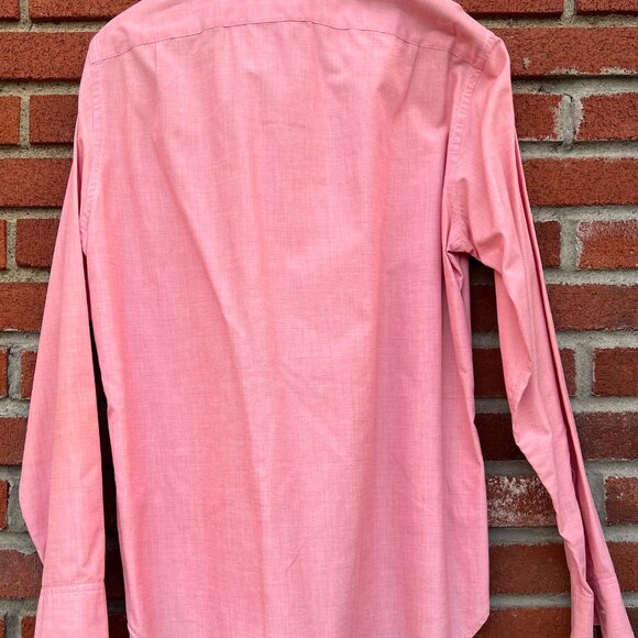 🧺 J.Crew Men’s Slim Fit Button-Down Shirt – Salmon Pink Oxford (M) - Picture 2 of 4